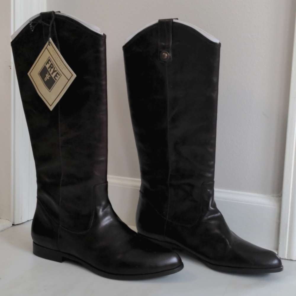 Frye Cindy Pull On Dark Brown 9.5